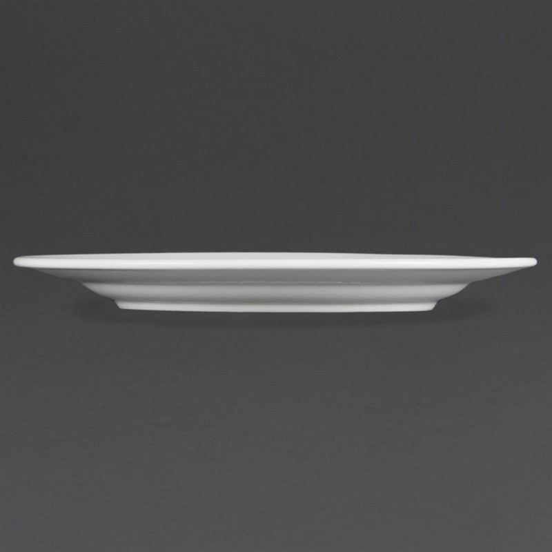 Olympia Whiteware Teller mit breitem Rand 31cm 