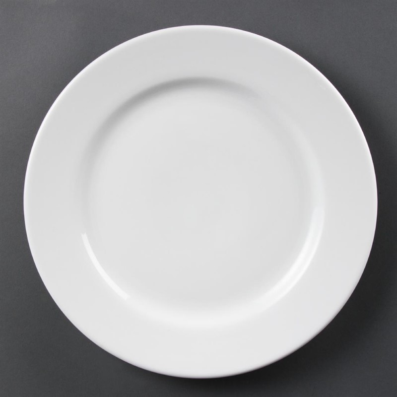  Olympia Whiteware Teller mit breitem Rand 31cm 