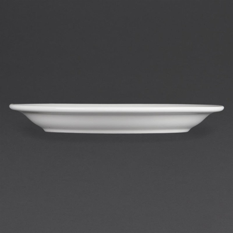  Olympia Whiteware Teller mit schmalem Rand 20cm 