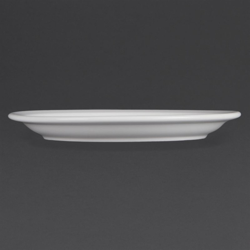  Olympia Whiteware Teller mit schmalem Rand 23cm 