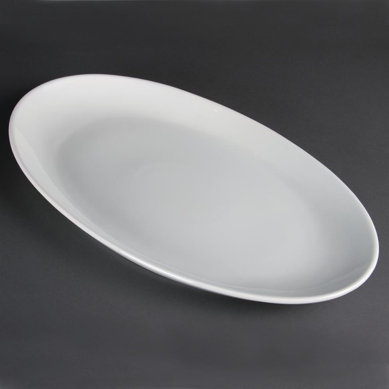  Olympia Whiteware tiefe ovale Schale 50cm 