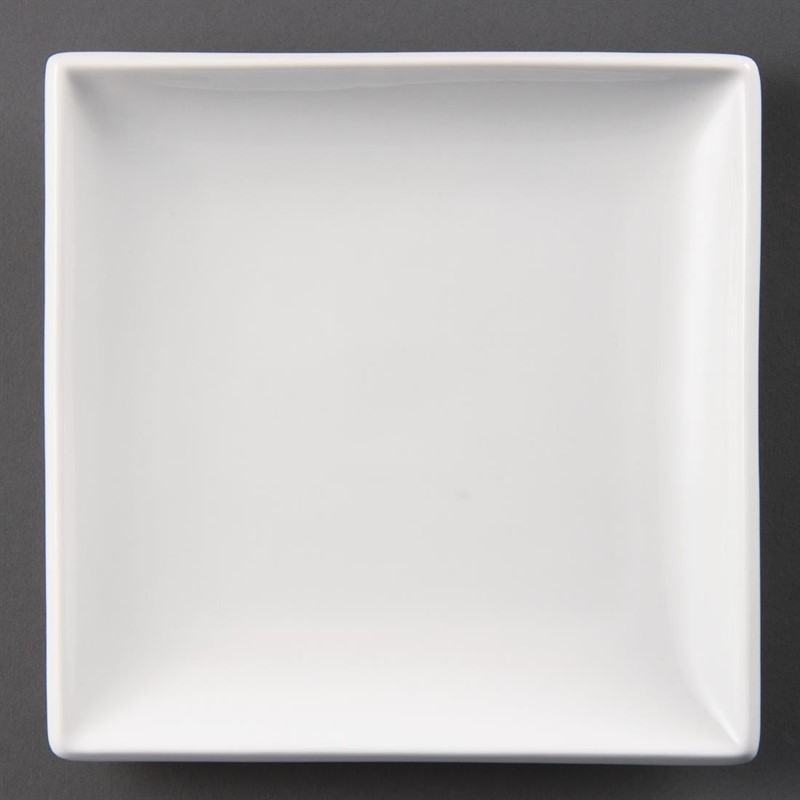  Olympia Whiteware quadratische Teller 24cm 