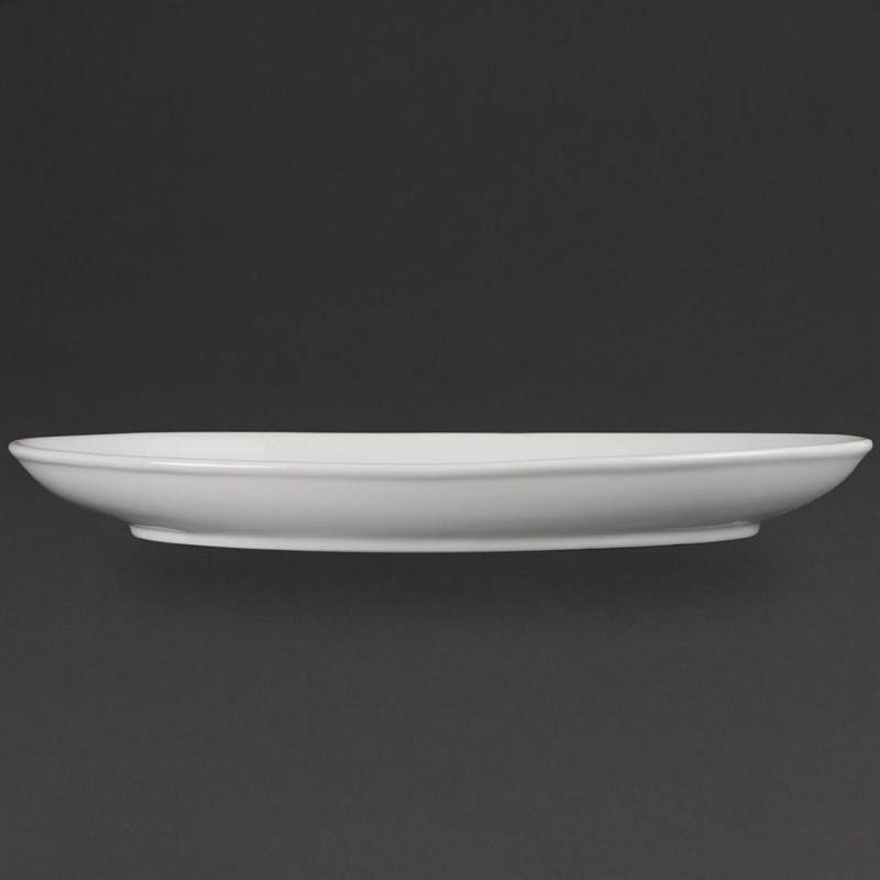  Olympia Whiteware tiefe ovale Schalen 36,5cm 