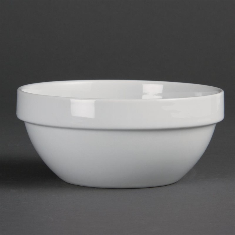  Olympia Whiteware stapelbare Sch&uuml;sseln 14,5cm 