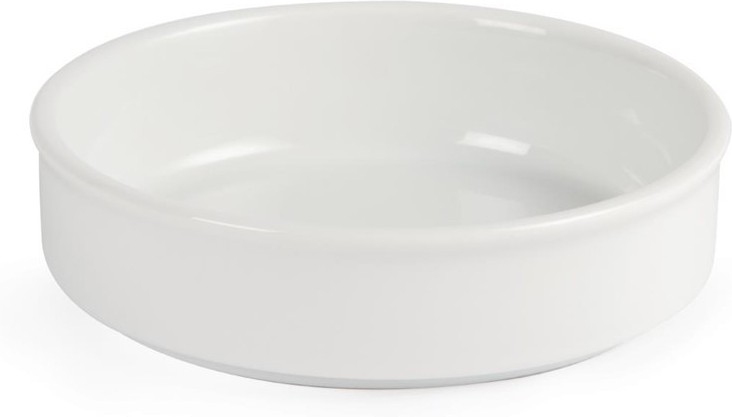  Olympia Whiteware stapelbare runde Schalen 13,4cm 