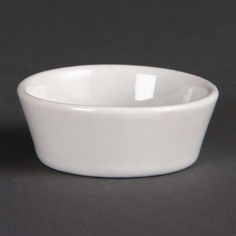  Olympia Whiteware runde konische Schalen 5cm 
