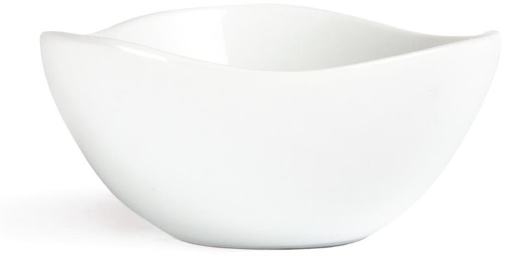  Olympia Whiteware gewellte Schalen 10,5cm 