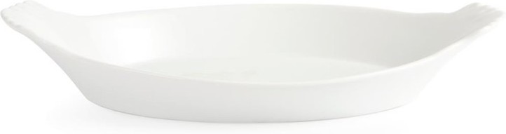  Olympia Whiteware ovale Gratinschalen wei&szlig; 32 x 17,7cm 