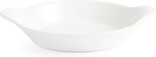  Olympia Whiteware runde Gratinschalen wei&szlig; 17 x 14cm 