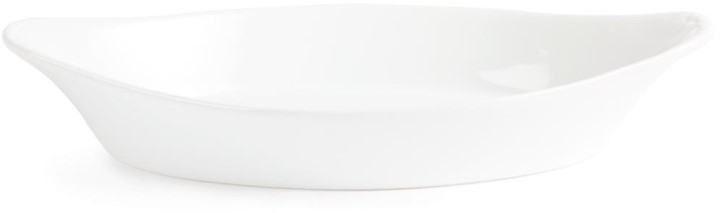  Olympia Whiteware ovale Gratinschalen wei&szlig; 25,3 x 14cm 