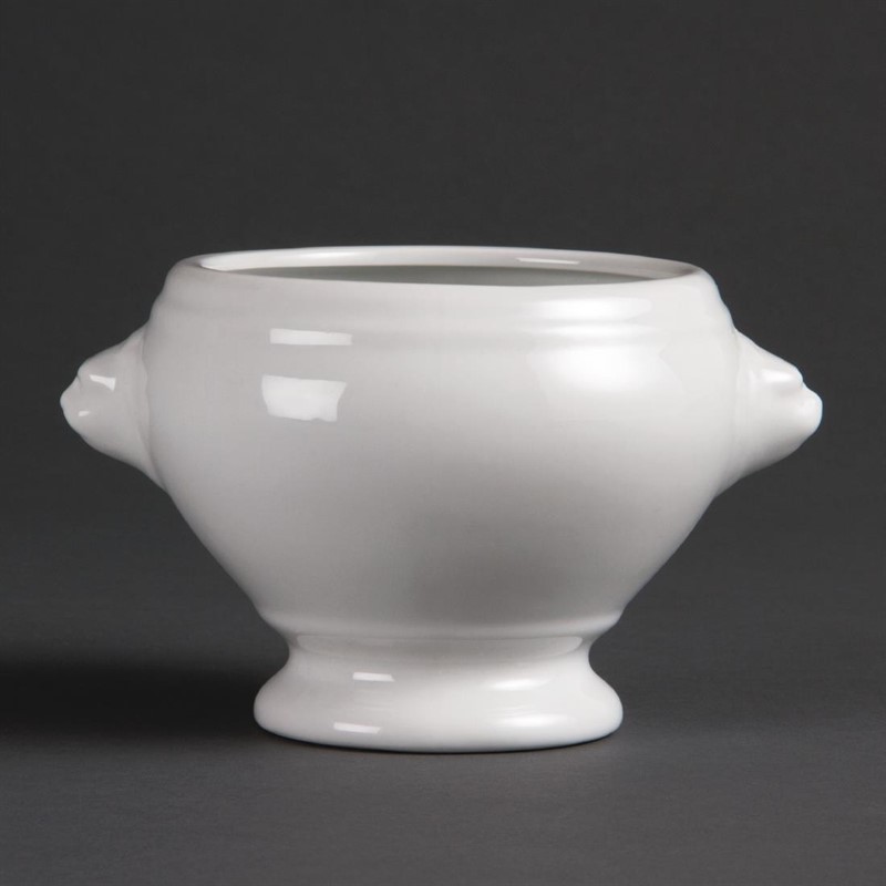  Olympia Whiteware Suppensch&uuml;sseln L&ouml;wenkopf 47,5cl 