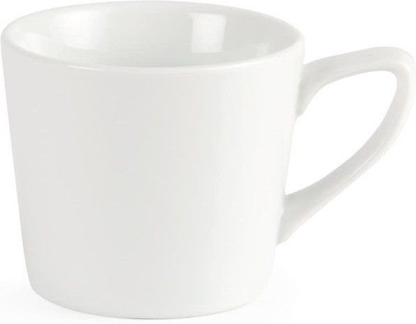  Olympia Whiteware niedrige Kaffeetassen 20cl 