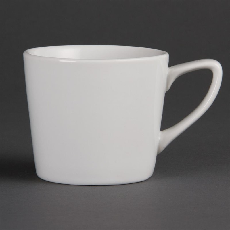  Olympia Whiteware niedrige Kaffeetassen 20cl 