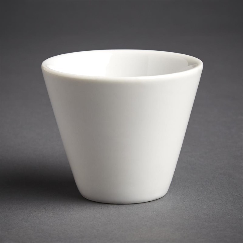  Olympia Whiteware konische Auflauff&ouml;rmchen wei&szlig; 7cm 