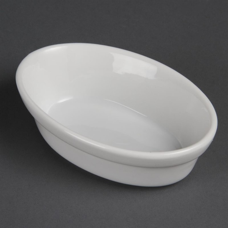  Olympia Whiteware ovale Auflaufformen 14,5cm 