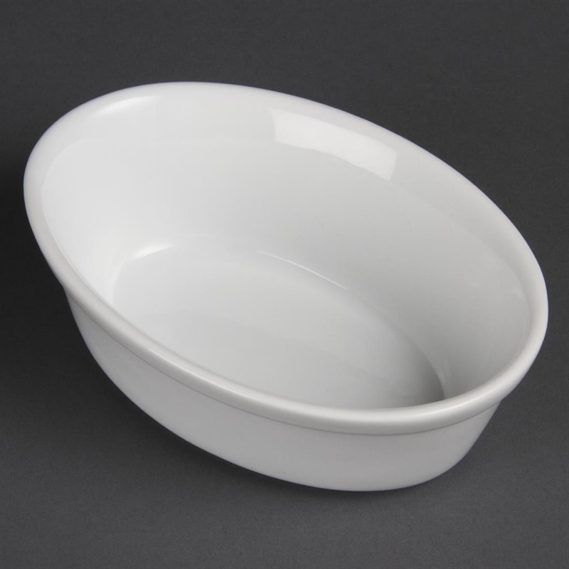  Olympia Whiteware ovale Auflaufformen 16,1cm 