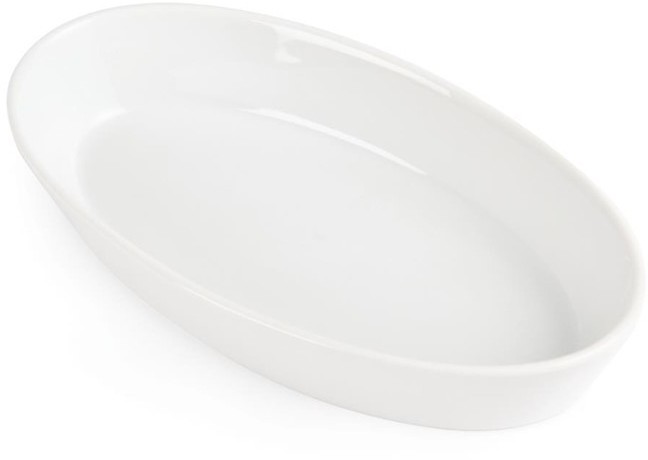  Olympia Whiteware ovale Auflaufformen 19,5 x 11cm 