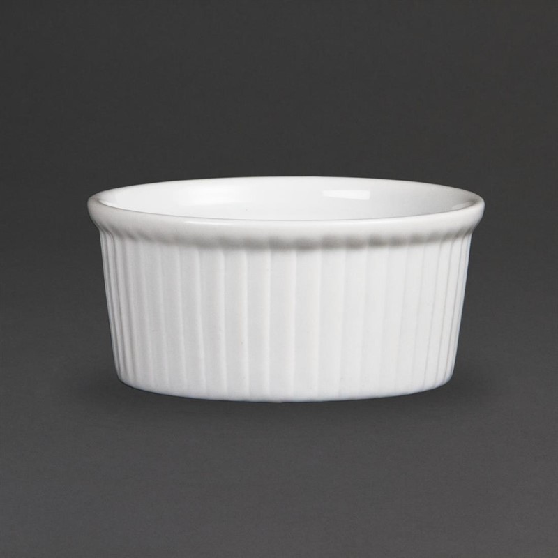  Olympia Whiteware Auflauff&ouml;rmchen 8,5cm 