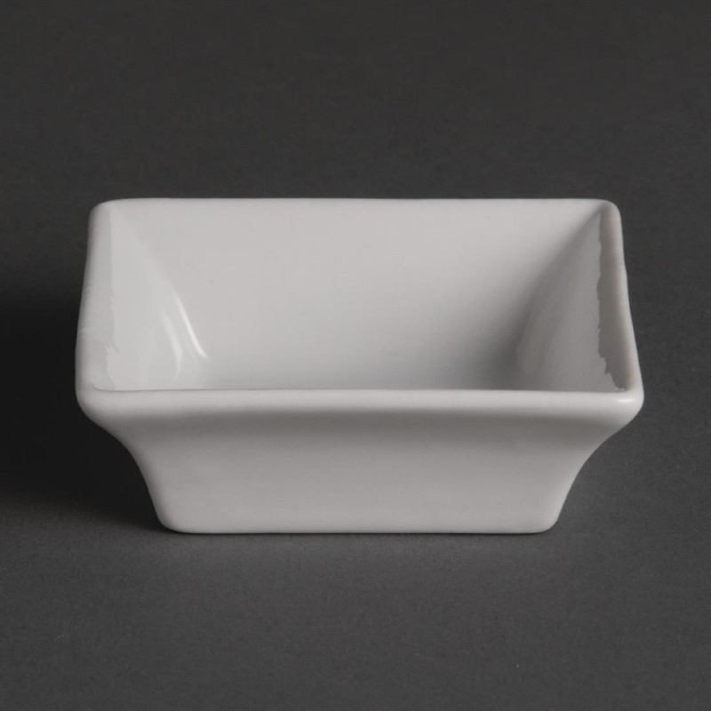  Olympia Whiteware quadratische Amusesch&auml;lchen 7,5cm 