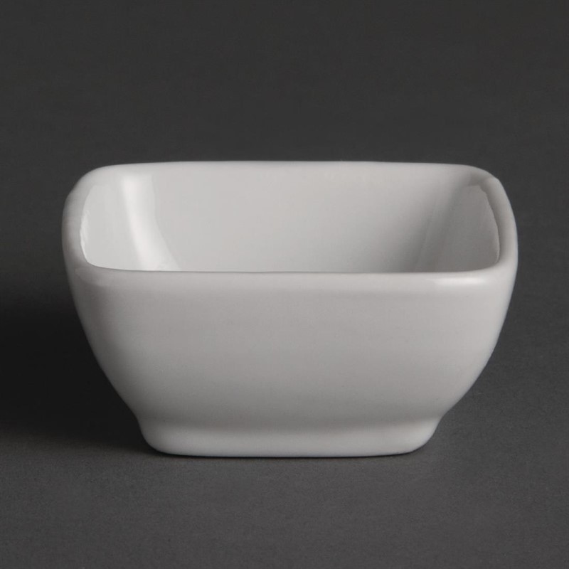  Olympia Whiteware quadratische Amusesch&auml;lchen 6cm 
