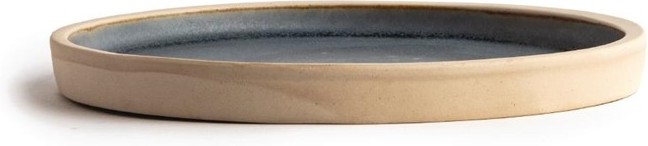  Olympia Canvas flacher runder Teller granit-blau 18cm 