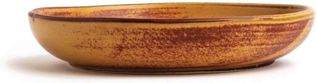  Olympia Canvas Schale mit hohem Rand siena-rost 23cm 
