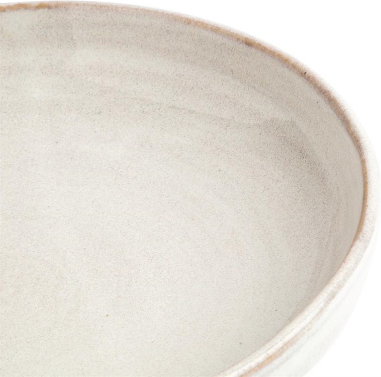  Olympia Canvas Schale mit hohem Rand wei&szlig; 23cm 
