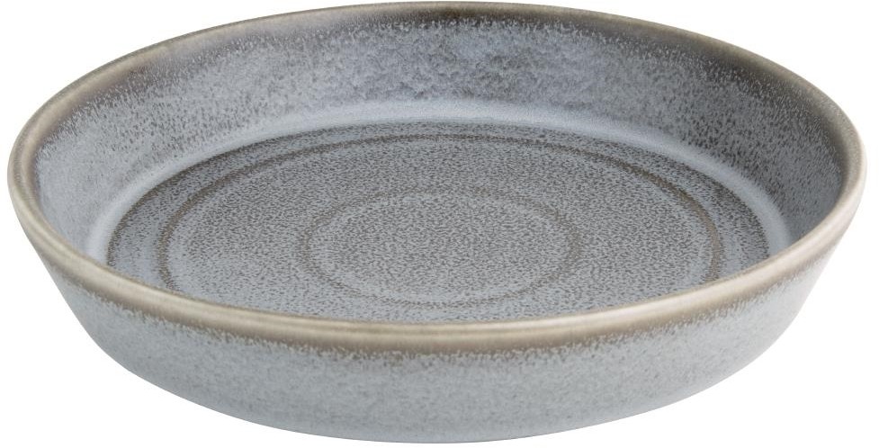  Olympia Cavolo Charcoal Dusk Flache runde Schale - 220mm (4 St&uuml;ck) 
