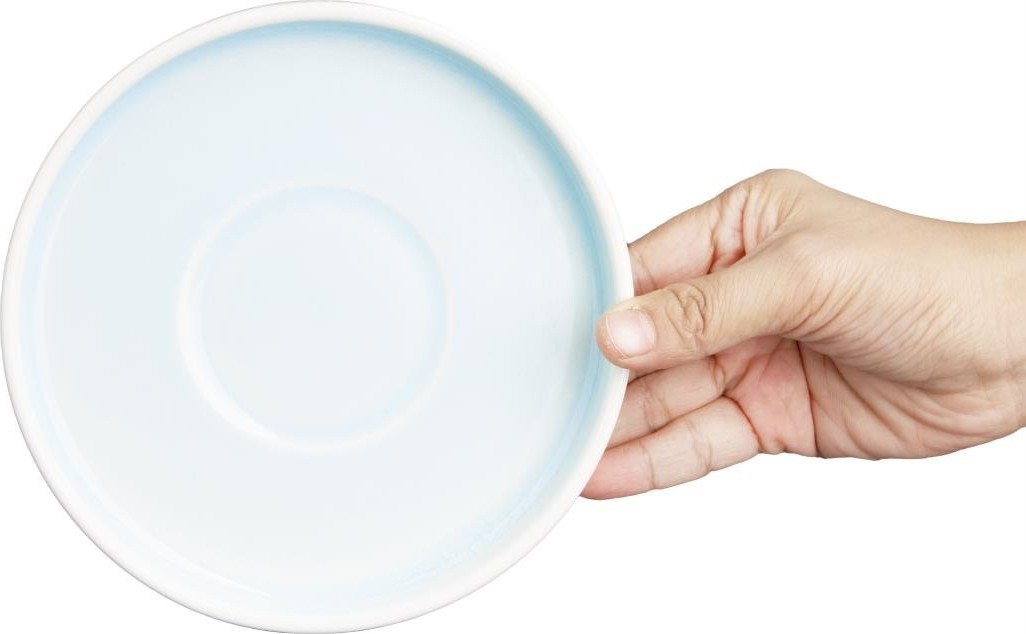  Olympia Fondant Untertasse Aqua 152mm f&uuml;r CU186 (6 St&uuml;ck) 