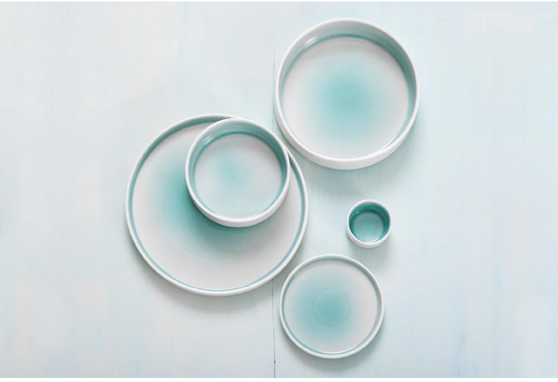  Olympia Fondant Schale Mint 215mm (4 St&uuml;ck) 