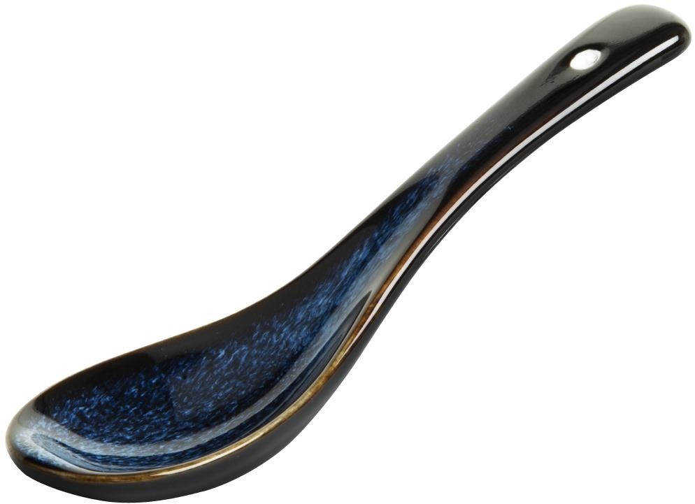  Olympia Luna Mitternachtsblaue Suppenl&ouml;ffel (12er-Pack) 