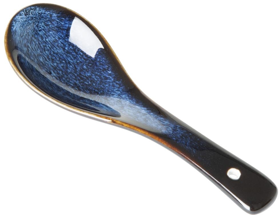  Olympia Luna Mitternachtsblaue Suppenl&ouml;ffel (12er-Pack) 