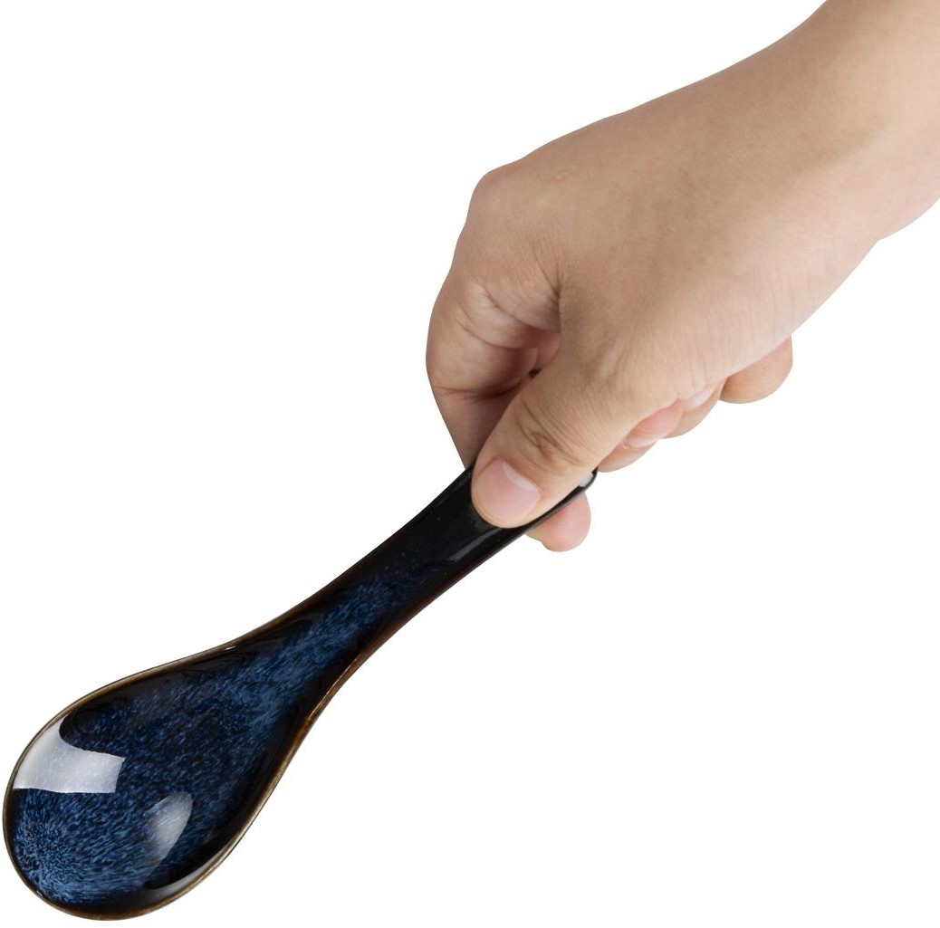  Olympia Luna Mitternachtsblaue Suppenl&ouml;ffel (12er-Pack) 