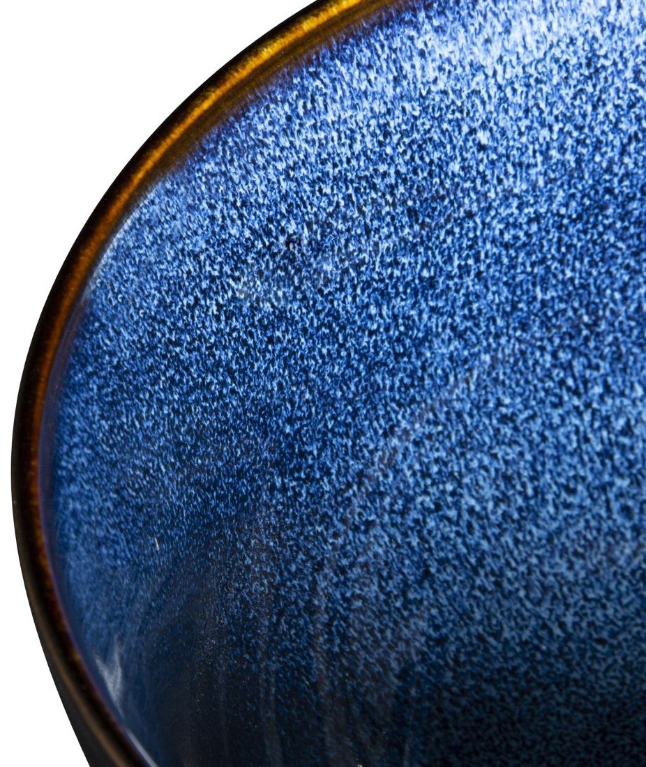  Olympia Luna Mitternachtsblaue Schalen mit Fu&szlig; 115mm (8er-Pack) 