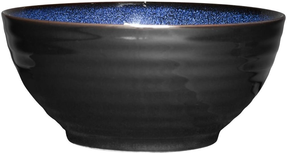  Olympia Luna Mitternachtsblaue Schalen mit Fu&szlig; 205mm (4er-Pack) 