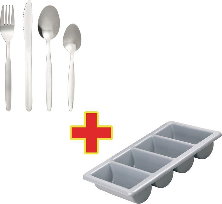  Olympia Olympia Kelso kleiner Besteckkasten mit Besteck aus Edelstahl 240 Teile 