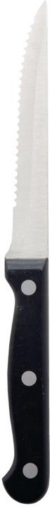  Olympia Steakmesser mit schwarzem Griff 21,5cm 