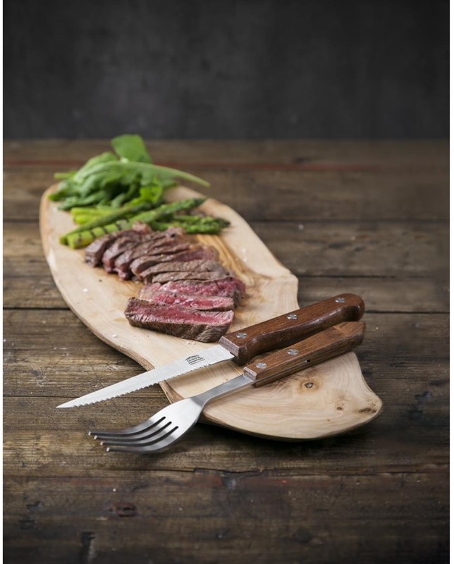  Olympia Steakmesser mit Holzgriff 11,5cm 