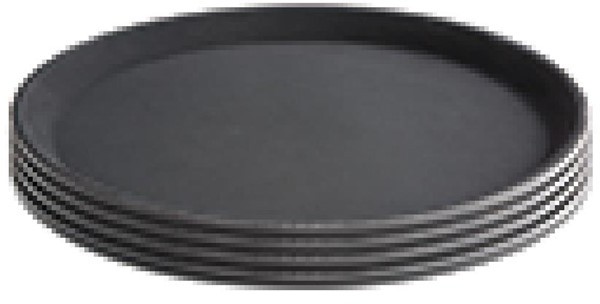  Kristallon Polypropylen Antirutsch Serviertablett rund 28cm 