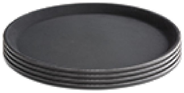  Kristallon Polypropylen Antirutsch Serviertablett rund 35,6cm 