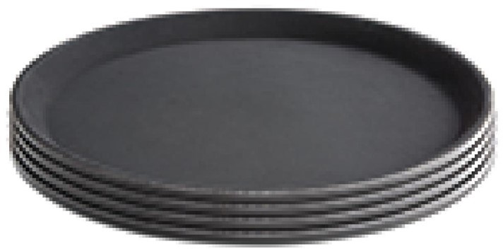  Kristallon Polypropylen Antirutsch Serviertablett rund 40,6cm 
