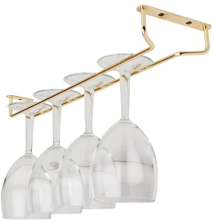  Gastronoble Gl&auml;serschiene Messing 41cm 