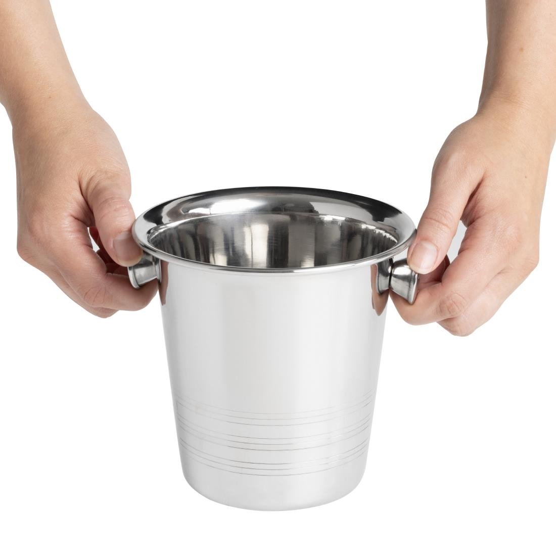  Olympia Eisk&uuml;bel mit Griffen und Gravur Detail Edelstahl 1050ml 