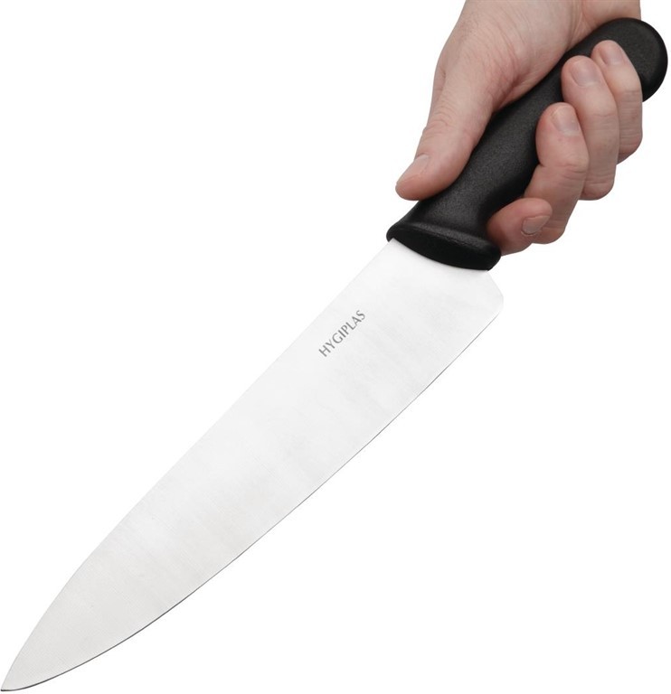 Hygiplas Kochmesser 25cm schwarz 