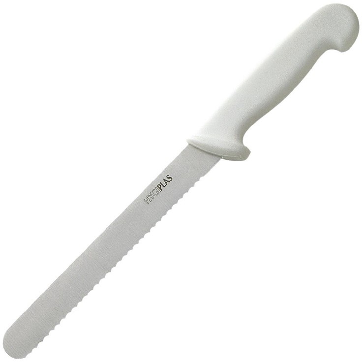  Hygiplas Brotmesser 20cm wei&szlig; 