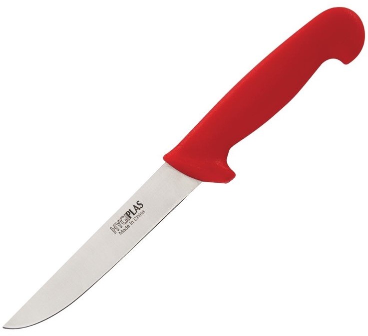  Hygiplas Ausbeinmesser 15cm rot 