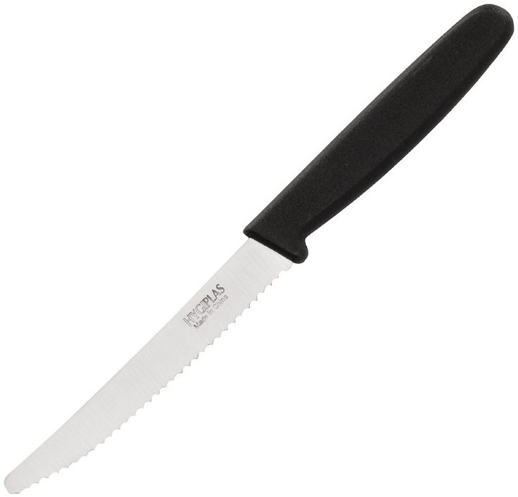  Hygiplas schwarz Tomatenmesser 10cm 
