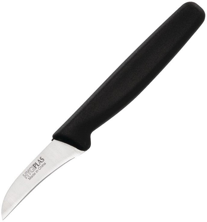  Hygiplas schwarz Tourniermesser 7cm 