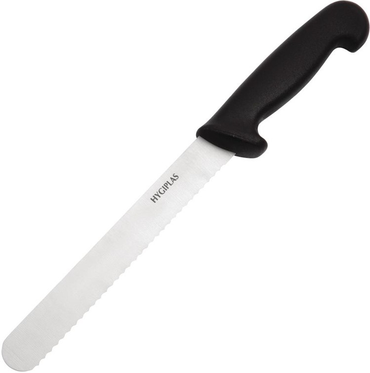  Hygiplas Brotmesser schwarz 13cm 