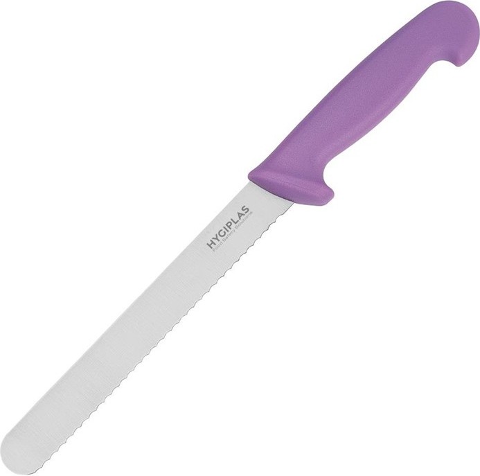  Hygiplas Brotmesser 21,6 cm lila 